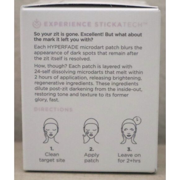 HYPERFADE by ZitSticka, Microdart Patch to Fade Post-Zit Dark Spots - 12 Count - Picture 3 of 8